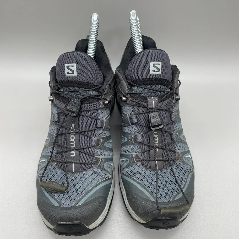 Salomon X Ultra 3 Hiking Shoes Womens 6 Grey Black Trail Running Low Top